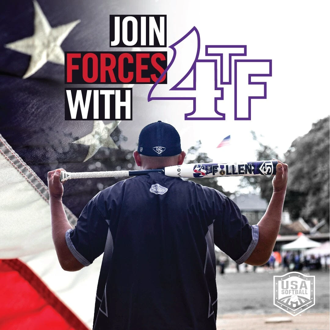 2023 Louisville Slugger 4 The Fallen USA 2.0 Slowpitch Softball Bat: WBL2736010 - Image 2