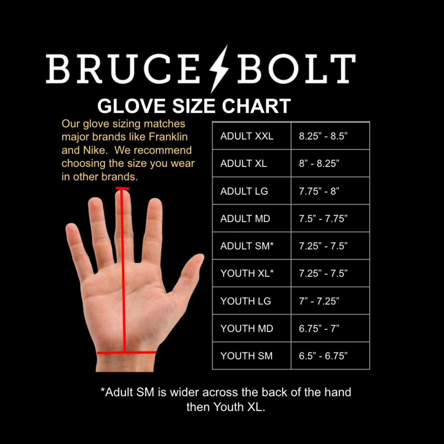 Bruce Bolt PREMIUM PRO Long Cuff Batting Gloves: Royal - Image 2