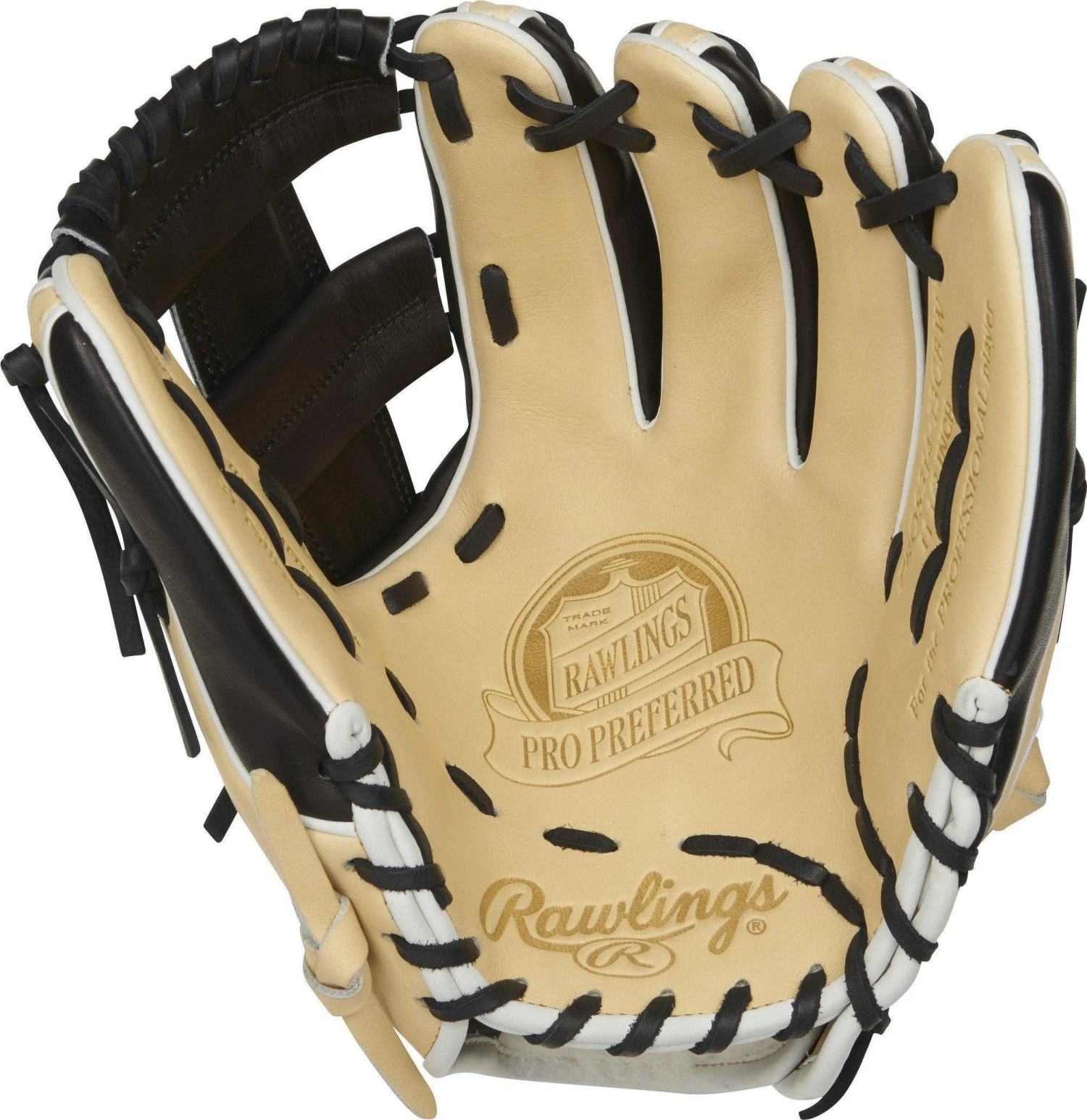 Rawlings Pro Preferred 11.5" Infield Baseball Glove: PROS314-13CBW - Image 2