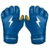 Bruce Bolt PREMIUM PRO Short Cuff Batting Gloves: Royal