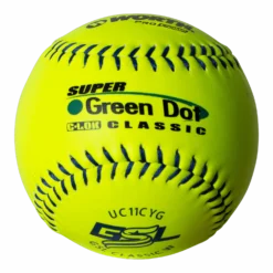 Worth 11" GSL Super Green Dot Classic W Composite Softballs (Dozen): UC11CYG