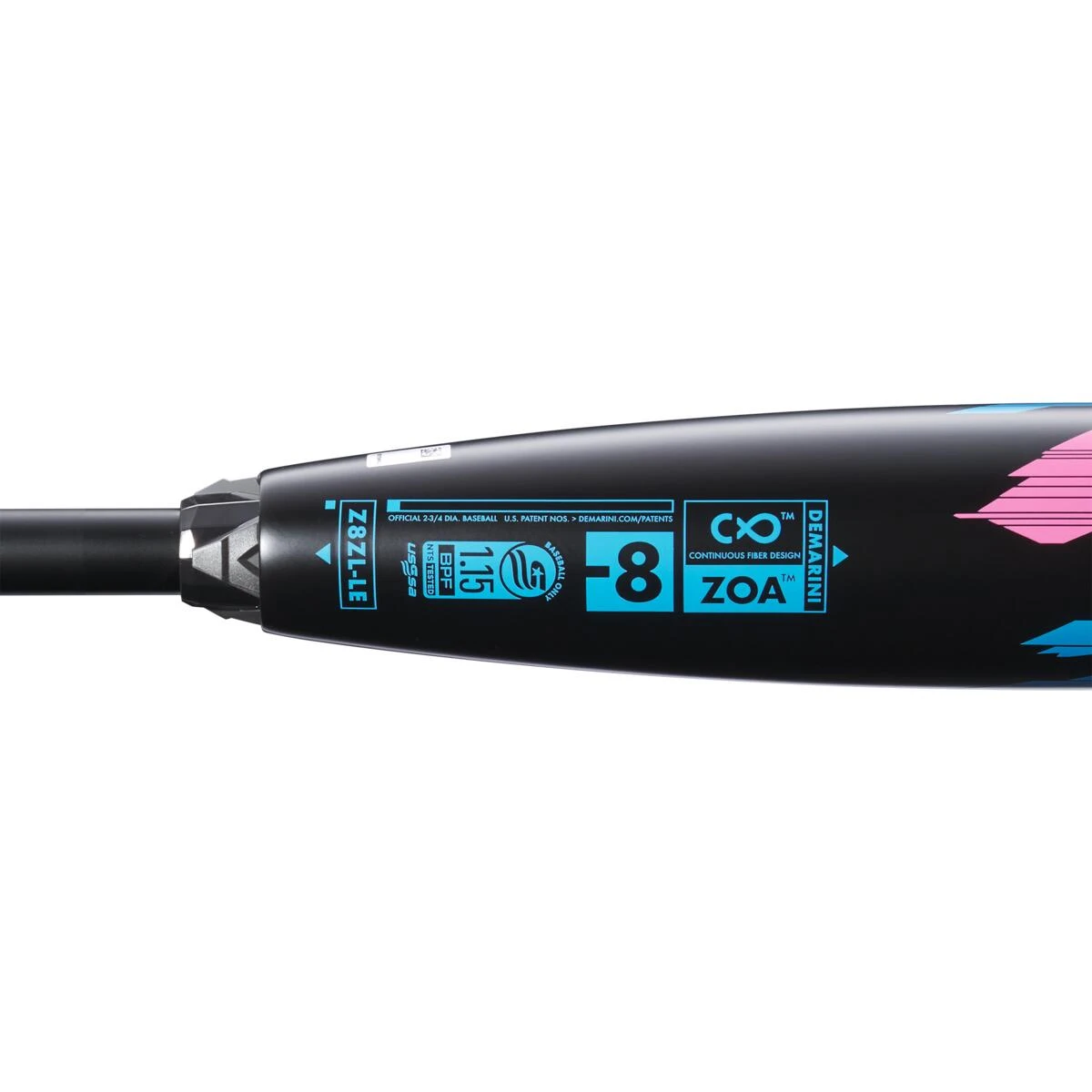 2022 DeMarini Zoa Glitch (-8) USSSA Baseball Bat: WBD2356010 - Image 11