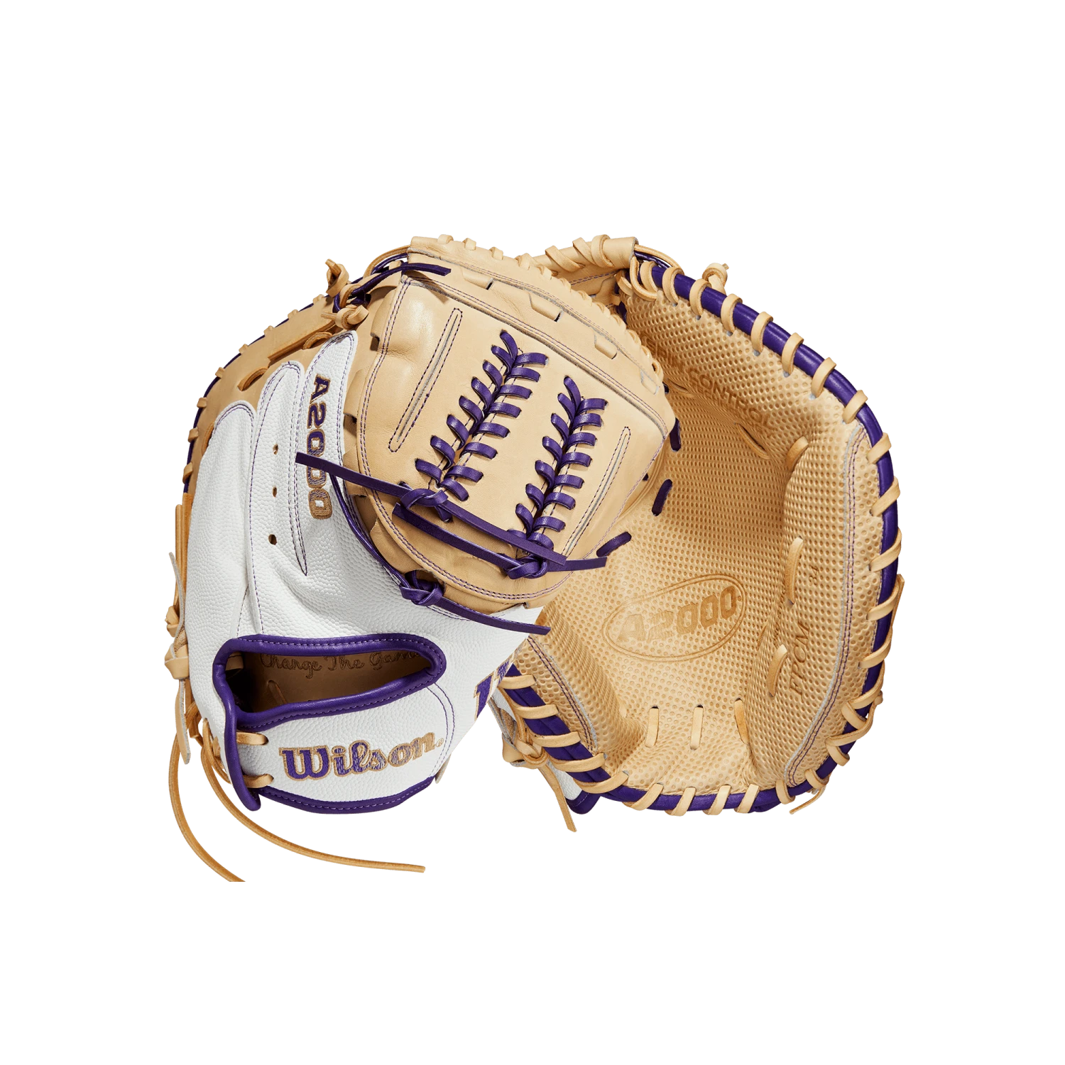 2023 Wilson A2000 Aubree Munro AM1 34" Fastpitch Catcher's Mitt: WBW10101834 - Image 8