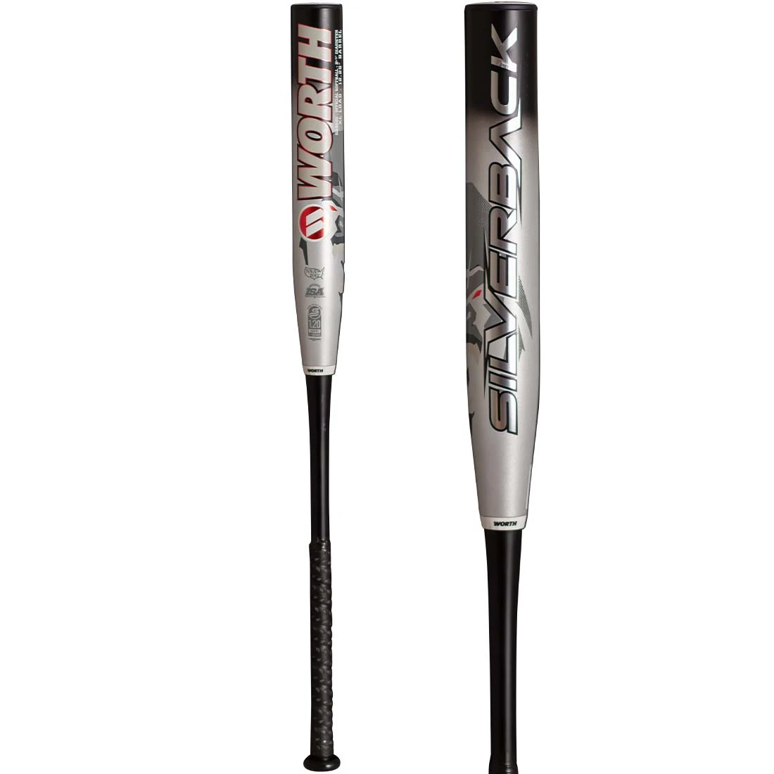2022 Worth Silverback XL 12.25″ 2PC USSSA Slowpitch Softball Bat: WSB22U