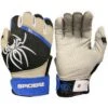 2022 Spiderz PRO Model Batting Gloves: Black/Royal Blue/White